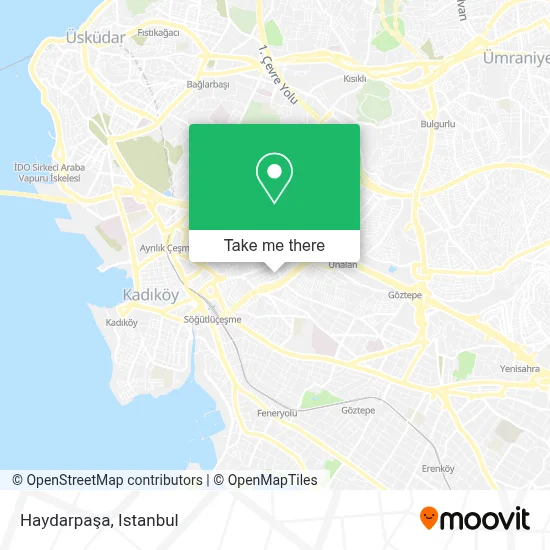 Haydarpaşa map
