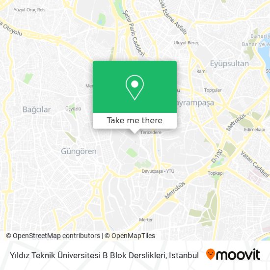 Yıldız Teknik Üniversitesi B Blok Derslikleri map