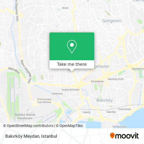 Bakırköy Meydan map