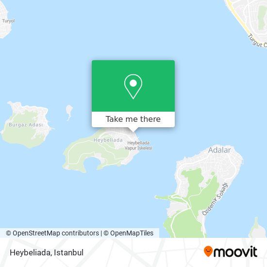 Heybeliada map