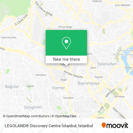 LEGOLAND® Discovery Centre İstanbul map