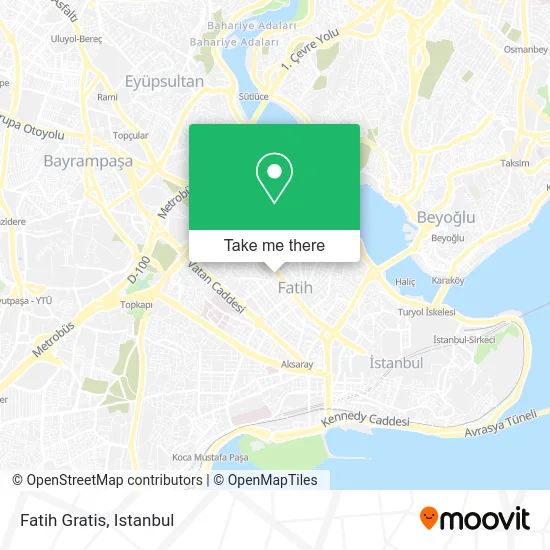Fatih Gratis map