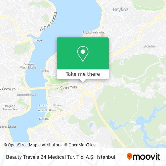 Beauty Travels 24 Medical Tur. Tic. A.Ş. map