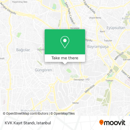KVK Kayıt Standı map