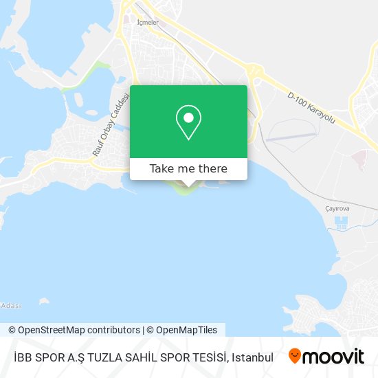 İBB SPOR A.Ş TUZLA SAHİL SPOR TESİSİ map