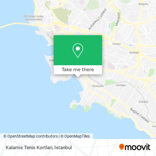 Kalamis Tenis Kortlari map