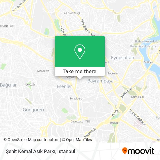 Şehit Kemal Aşık Parkı map