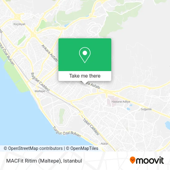 MACFit Ritim (Maltepe) map