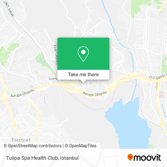 Tulipa Spa Health Club map