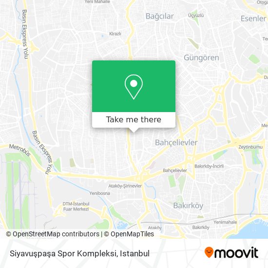 Siyavuşpaşa Spor Kompleksi map