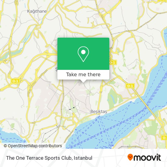 The One Terrace Sports Club map