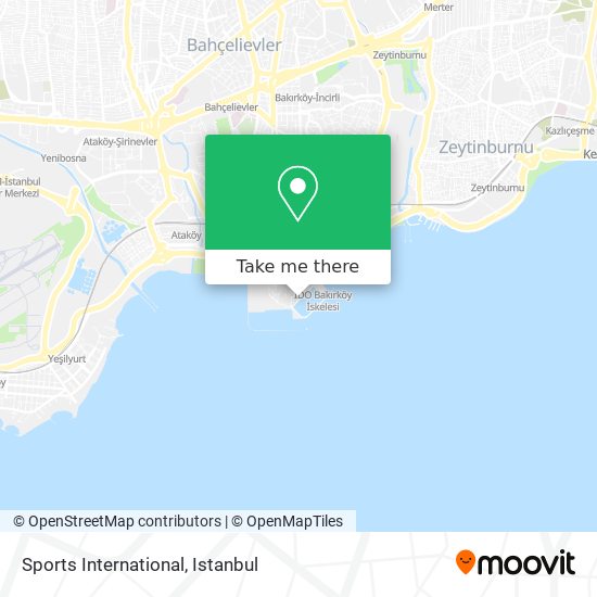 Sports International map