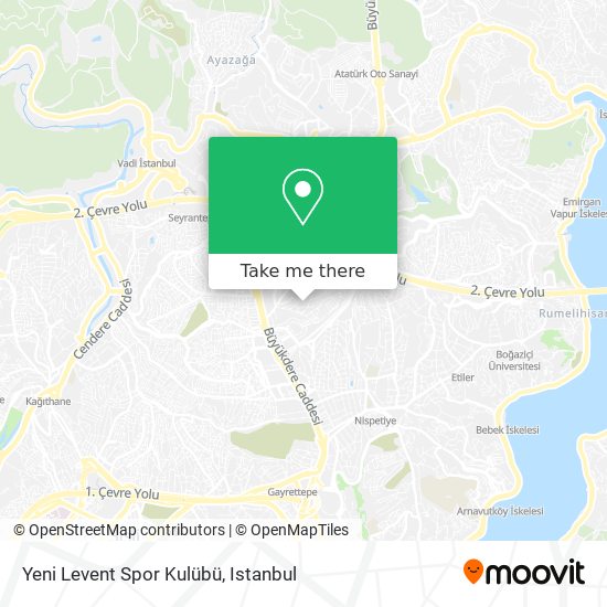 Yeni Levent Spor Kulübü map