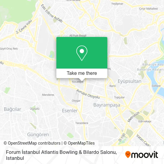 Forum İstanbul Atlantis Bowling & Bilardo Salonu map