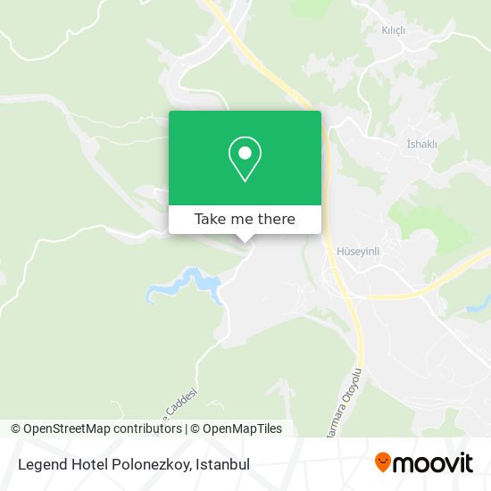 Legend Hotel Polonezkoy map