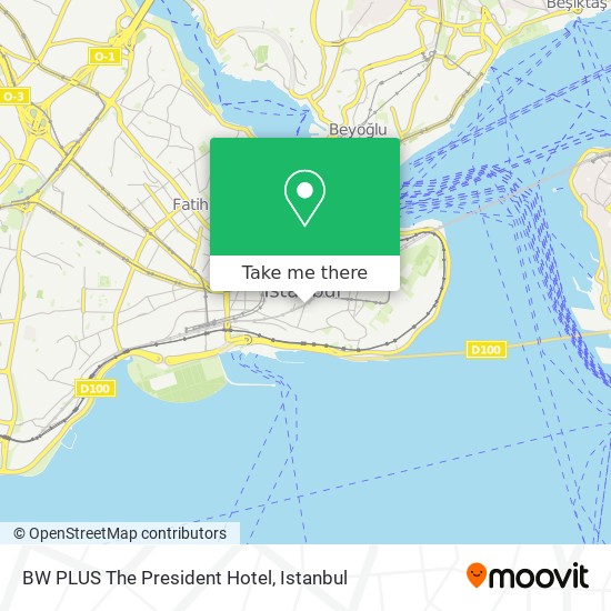 BW PLUS The President Hotel map