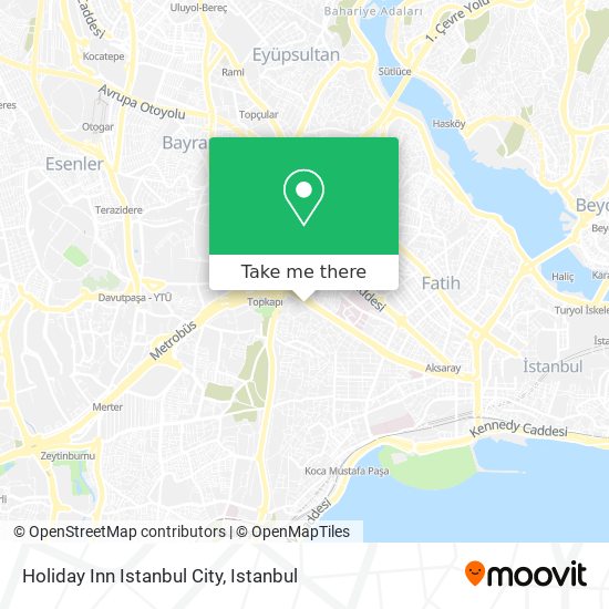 Holiday Inn Istanbul City map