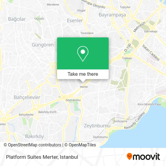 Platform Suites Merter map