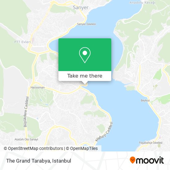 The Grand Tarabya map