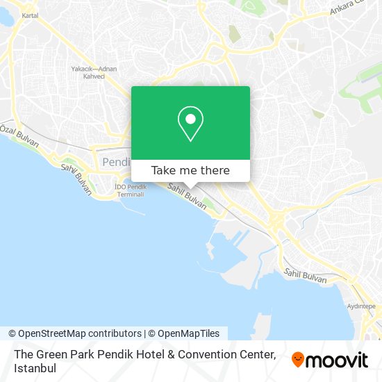 The Green Park Pendik Hotel & Convention Center map