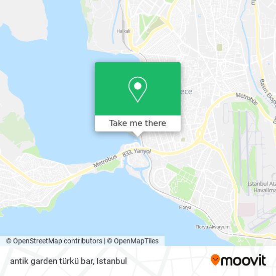 antik garden türkü bar map