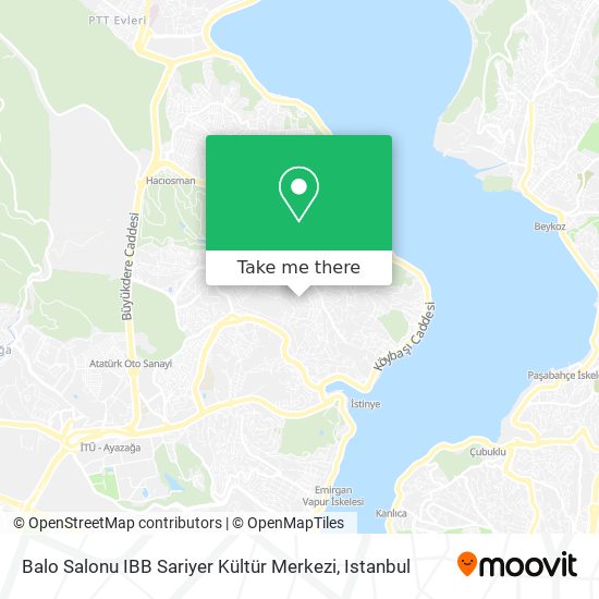 Balo Salonu  IBB Sariyer Kültür Merkezi map