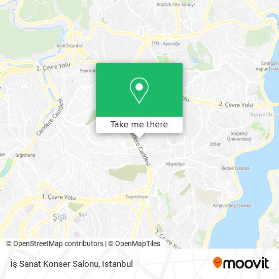 İş Sanat Konser Salonu map