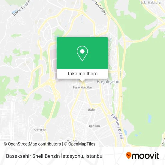 Basaksehir Shell Benzin İstasyonu map