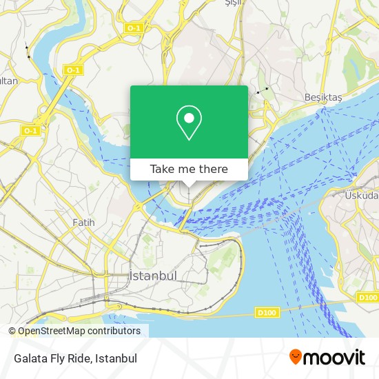 Galata Fly Ride map