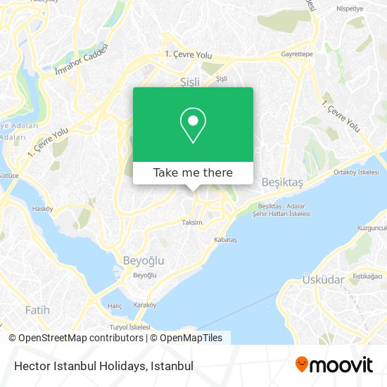 Hector Istanbul Holidays map