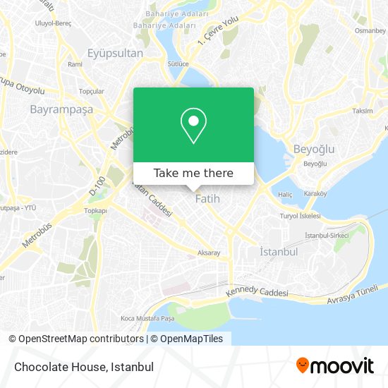 Chocolate House map