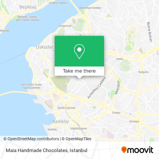 Maia Handmade Chocolates map