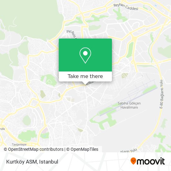Kurtköy ASM map