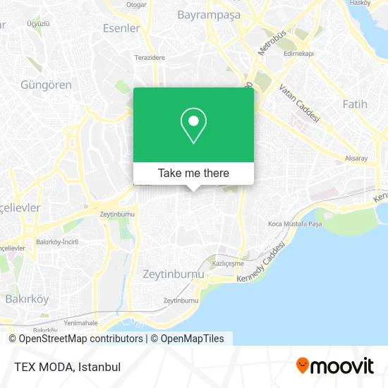 TEX MODA map