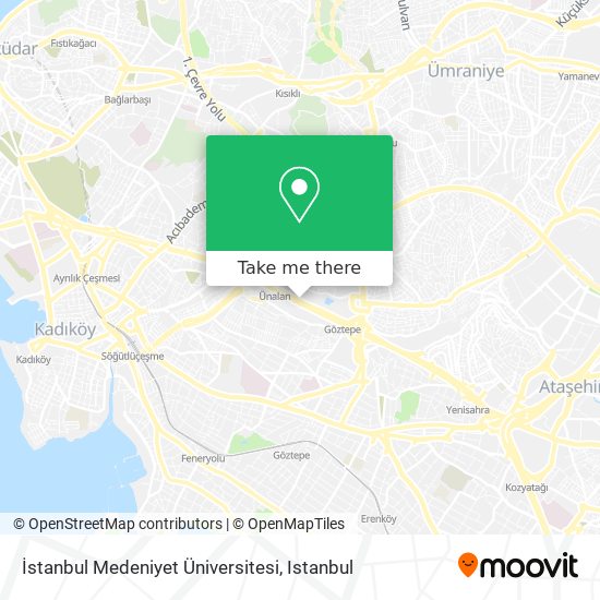 İstanbul Medeniyet Üniversitesi map