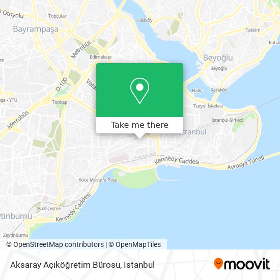 Aksaray Açıköğretim Bürosu map