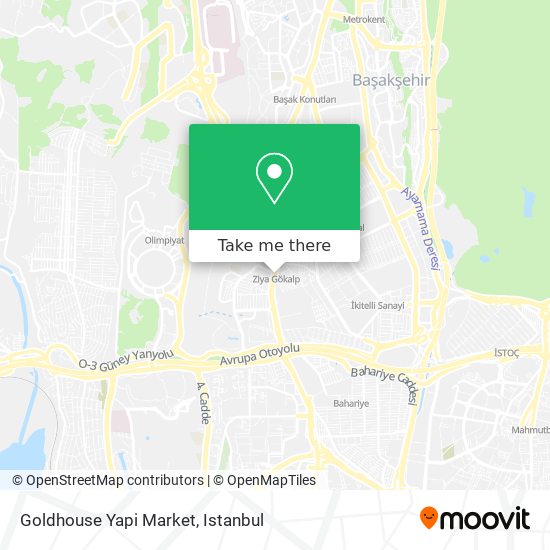 Goldhouse Yapi Market map