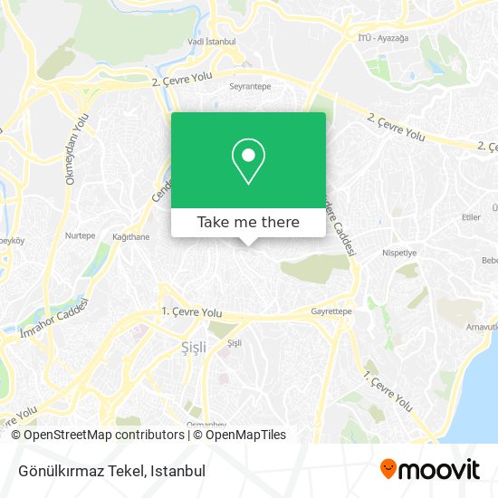 Gönülkırmaz Tekel map