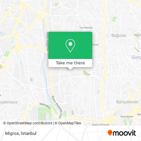 Migros map