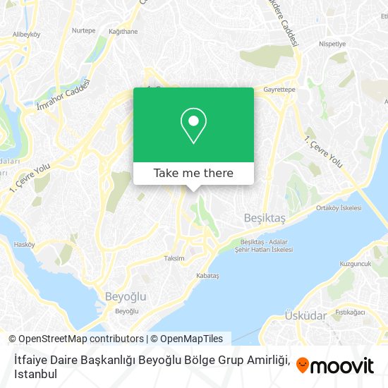 İtfaiye Daire Başkanlığı Beyoğlu Bölge Grup Amirliği map