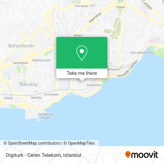 Digiturk - Ceren Telekom map