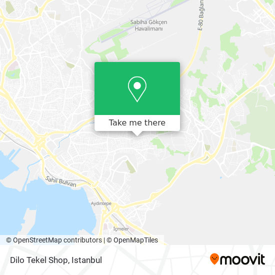 Dilo Tekel Shop map