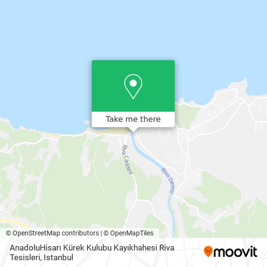 AnadoluHisarı Kürek Kulubu Kayıkhahesi Riva Tesisleri map