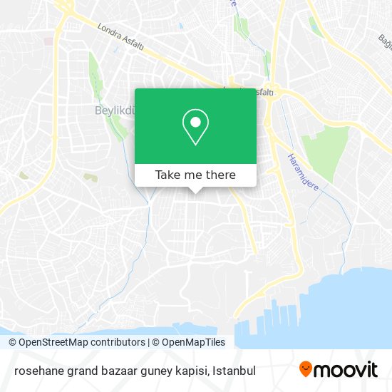 rosehane grand bazaar guney kapisi map