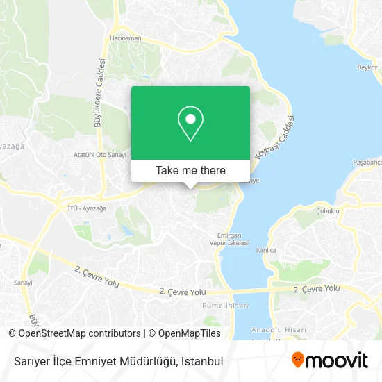 Sarıyer İlçe Emniyet Müdürlüğü map