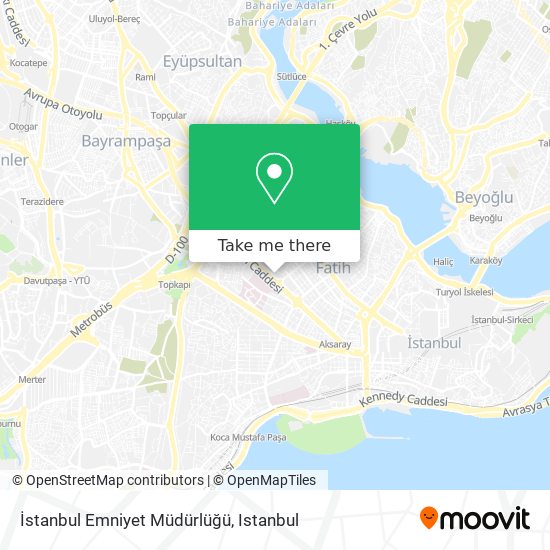 İstanbul Emniyet Müdürlüğü map