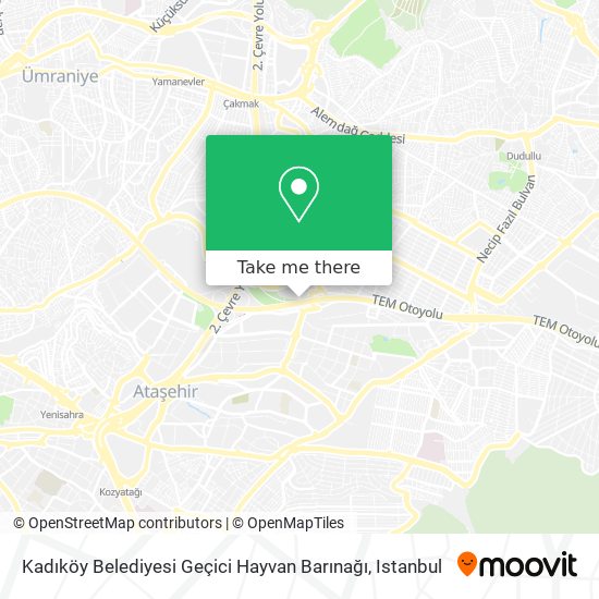 Kadıköy Belediyesi Geçici Hayvan Barınağı map