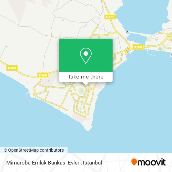 Mimaroba Emlak Bankası Evleri map