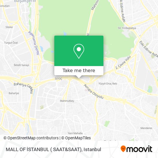 MALL OF İSTANBUL ( SAAT&SAAT) map