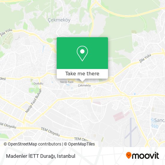 Madenler İETT Durağı map